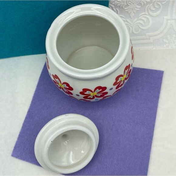 The Pioneer Woman Flea Market Flower Dot Pattern Ceramic SUGAR BOWL ONLY w/ Lid - Picture 9 of 16